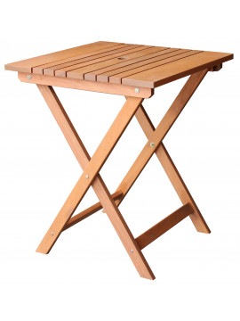 FLORIDA-S τραπέζι κήπου ξύλινο ΜΕΛΙ, 60x60xH75